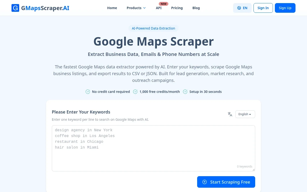 GMapsScraper.AI screenshot 1 of 3
